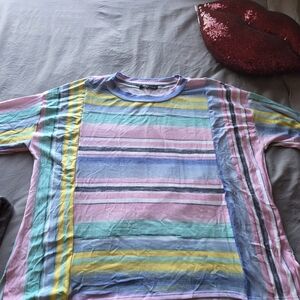 Chris & Carol Multicolor Striped Long Sleeve Tee